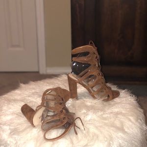 Summer time lace up heels